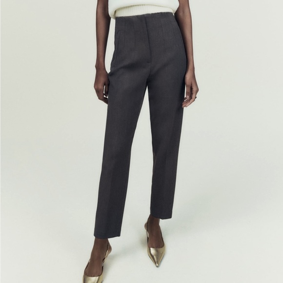ZARA HIGH WAISTED PANTS - Picture 1 of 4